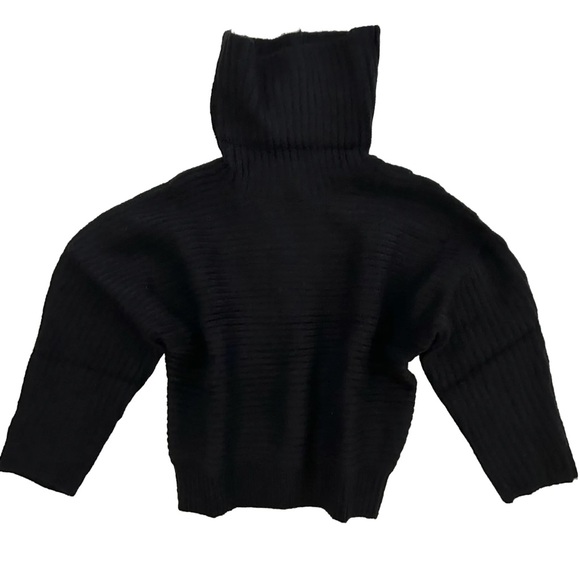 Leith Alpaca Blend Dolman Sleeve Ribbed Turtleneck Sweater Size Medium- New! - Picture 7 of 8